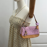 Coach Lilac Signature Demi Hamptons Bag