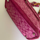 Coach Pink Hamptons Shoulder Bag