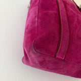 Coach Pink Suede Tote Bag