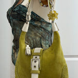 Coach Lime Hamptons Shoulder Bag