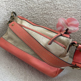 Coach Salmon Legacy Turnlock Bag
