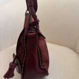 Burgundy Dior Diorrisimo Hobo Shoulder Bag