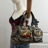 Metallic Coach Daphne Legacy Satchel Bag