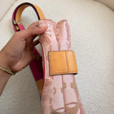 Rare Coach Pink Optic Double Pocket Soho Bag