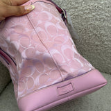 Coach Pink Signature Tote Bag