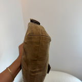 Coach Khaki Suede Large Soho Bag