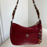 Coach Red Leather Chelsea Shoulder Bag