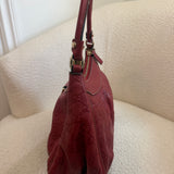 Red Gucci Mini D-Ring Shoulder Bag