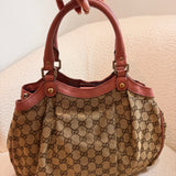 Pink Gucci GG Sukey Tote Bag