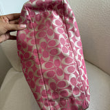 Rare Coach Pink Signature Tote Bag