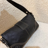 Coach Black Soho Demi Flap Bag