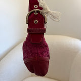 Coach Signature Pink Mini Hobo Bag