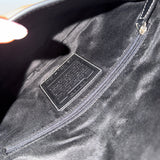 Grey Signature Hamptons Clip Shoulder Bag