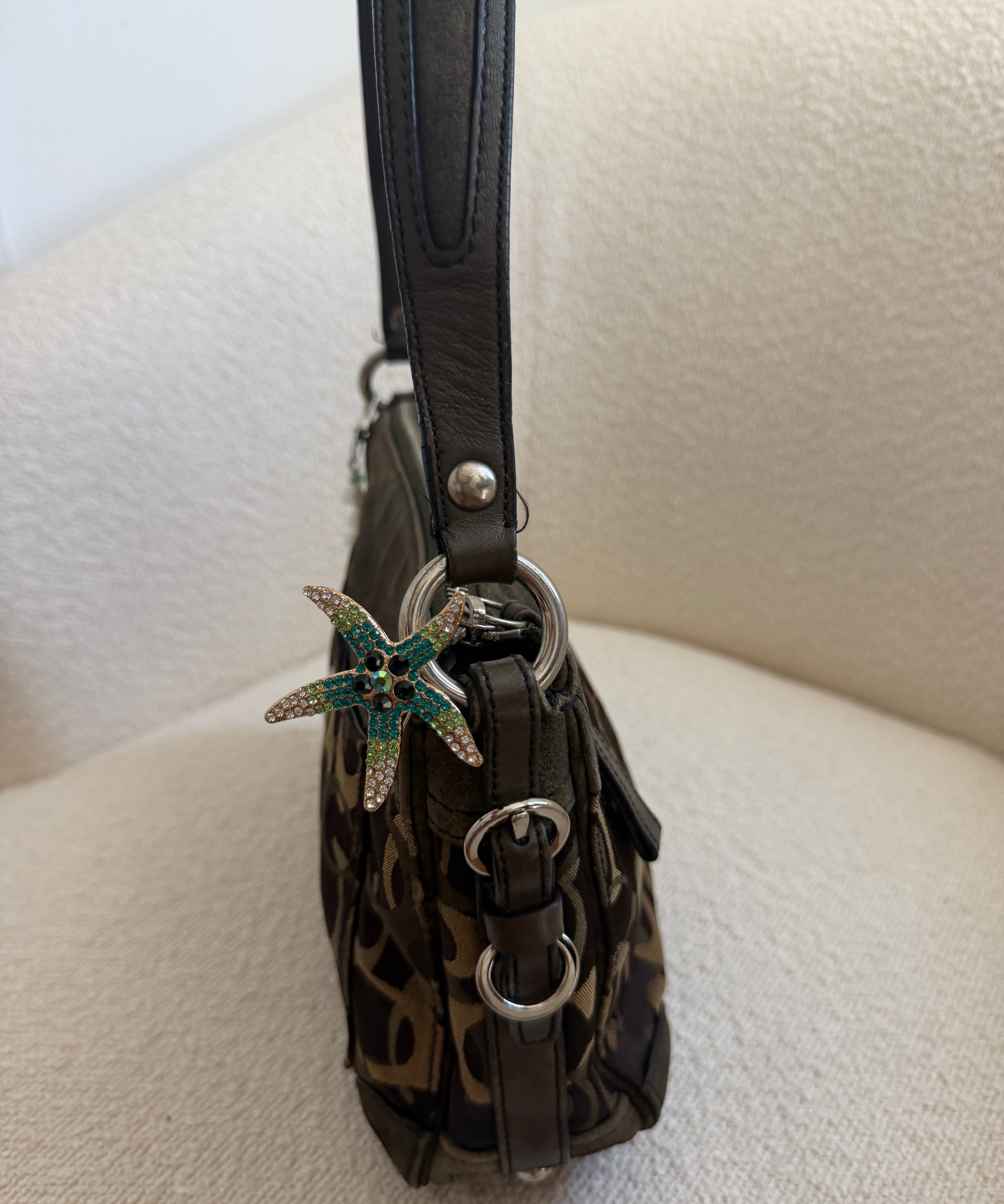 Coach Olive Green Chelsea Shoulder Bag