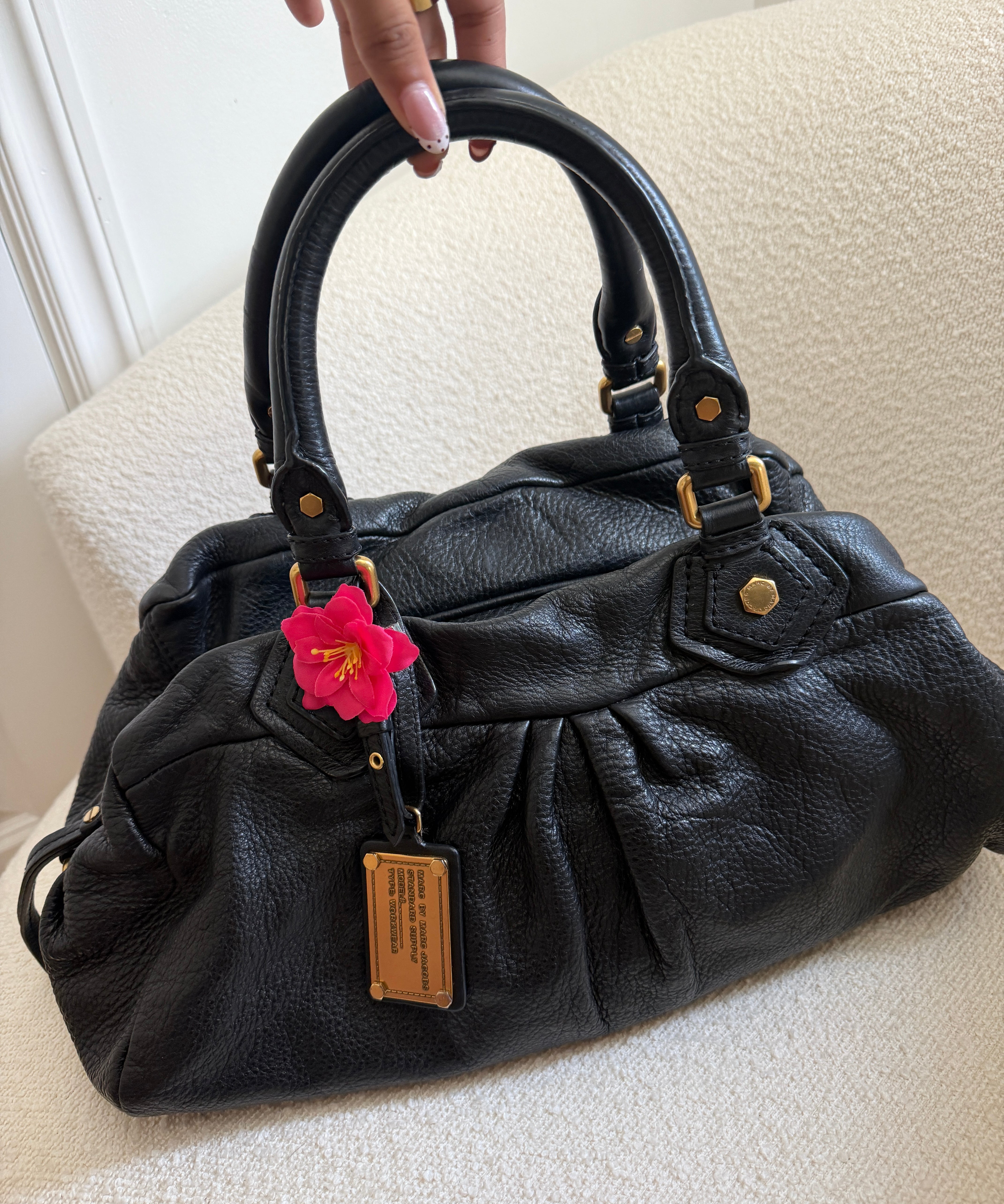 Black Marc Jacobs Classic Groove Bag