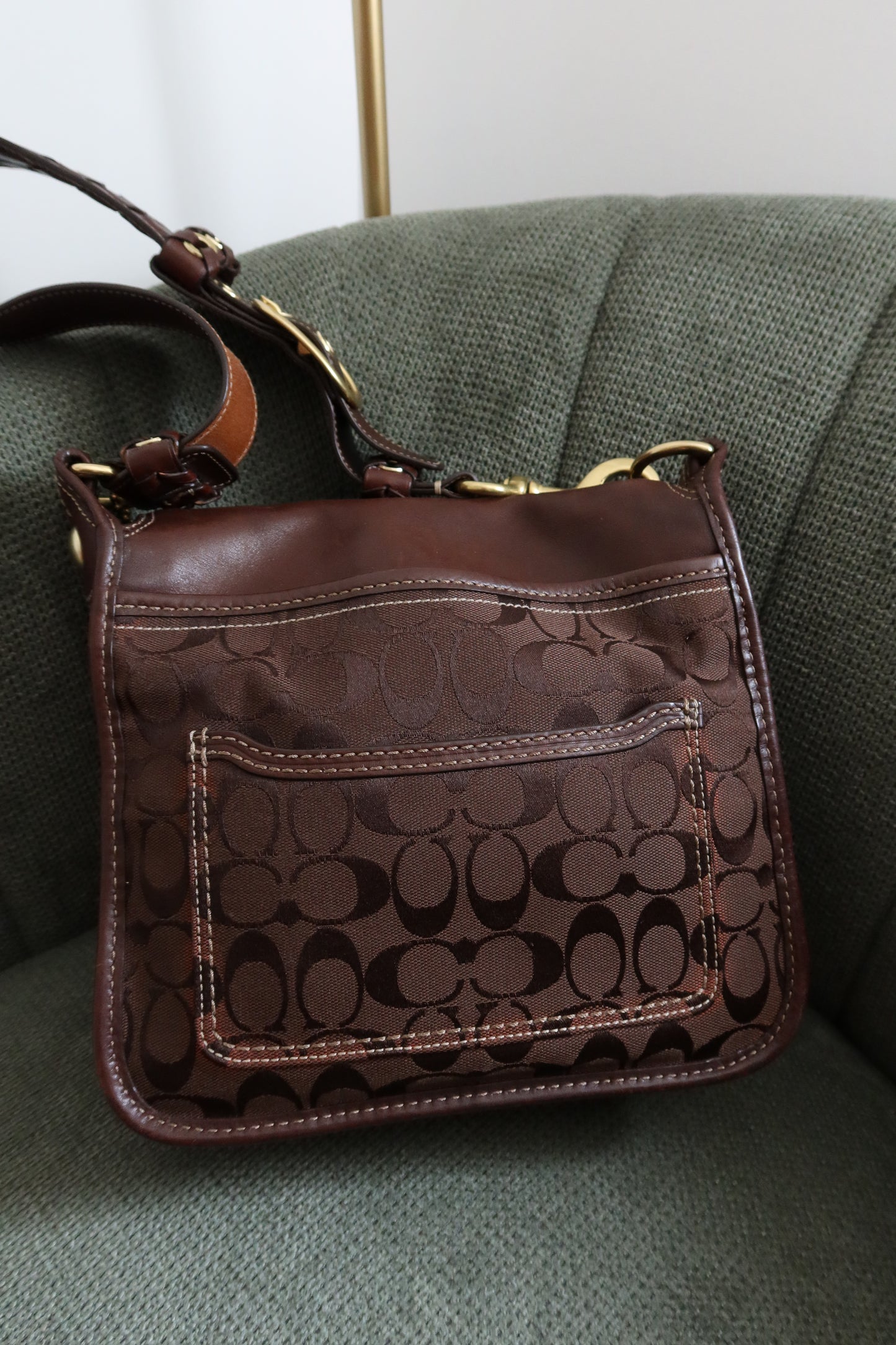 Coach Brown Soho Bleeker Cross Body Bag