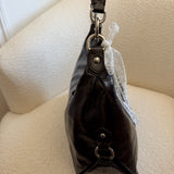 Coach Brown Patent Ashley Shoulder Bag