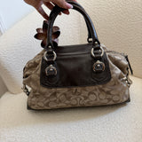 Brown Coach Signature Ashley Bag