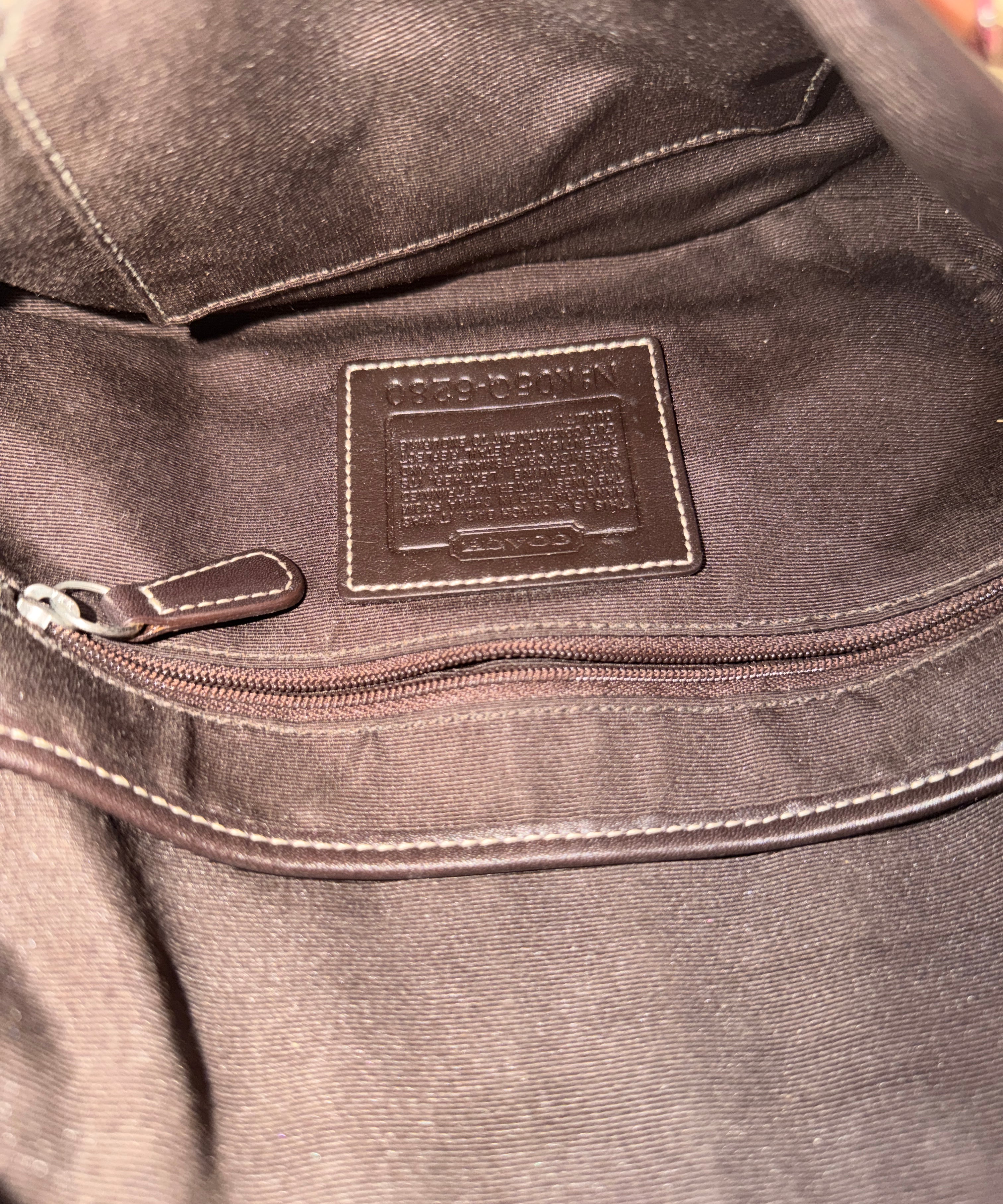 Coach Brown Soho Demi Flap Bag