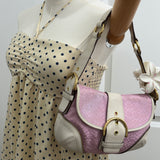 Rare Pink Canvas Mini Soho Bag