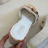Coach Scribble Optic Peep-Toe Fionah Wedges (8)