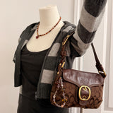 Chocolate Brown Coach Mini Soho Bleeker Bag