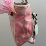 Pink Coach Signature Bucket Hand Bag