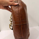 Tan Coach Ergo Belted Shoulder Bag