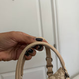 Beige Dior Mini Romantique Trotter Hand Bag