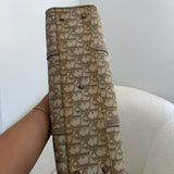 Beige Dior Romantique Trotter Hand Bag