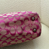 Coach Pink Signature Hamptons Carry-All Bag