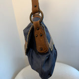 Fendi Chef Denim Shoulder Bag