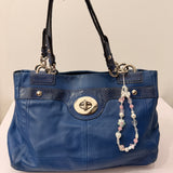 Coach Navy Blue Penelope Tote Bag