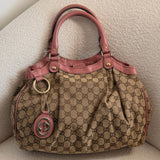 Pink Gucci GG Sukey Tote Bag