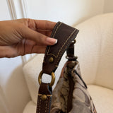 Coach Medium Leopard Patchwork Carly Bag