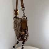Coach Tan Mini Pochette Bag