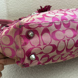 Coach Pink Signature Hamptons Carry-All Bag