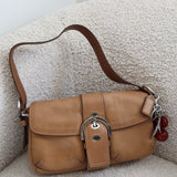 Coach Tan Double Pocket Soho Bag