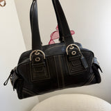 Black Coach Soho Mia Satchel Bag