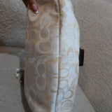 Coach Cream Optic Signature Soho Sufflette Bag