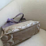 Coach Lilac Signature Lexi Tote Bag