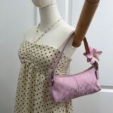 Rare Coach Lilac Signature East West Baguette