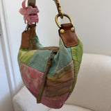 Coach Spring Patchwork Hobo Shoulder Bag