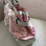 Coach Pastel Pink Signature Hamptons Carry-All Bag