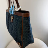 Denim Gucci Abbey Tote Bag
