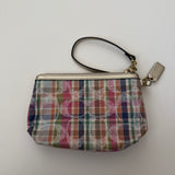 Coach Poppy Madras Wristlet
