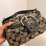 Rare Grey Canvas Mini Soho Bag