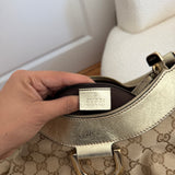Gold Gucci Mini D-Ring Shoulder Bag