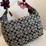 Coach Grey Signature Shoulder Bag