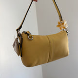 NWT Coach Butter Yellow Pochette Bag